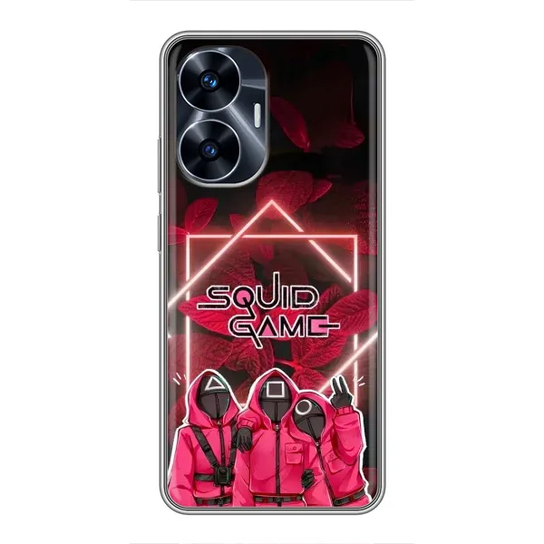 Чохол з принтом «Охоронці Гра кальмара» для Realme C55 Чохол з принтом «Охоронці Гра кальмара» для Realme C55