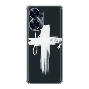 Християнські Чохли для Realme C55 (AlphaPrint) (Ісус)