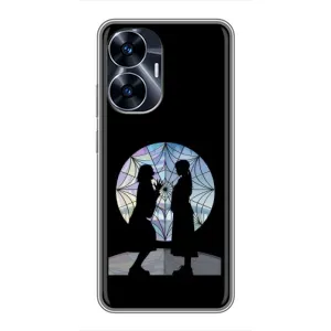 Чохли Венсдей на Realme C55 Уенсдей (AlphaPrint) (кімната Венздей)