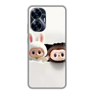 Чохол з принтом «Лабубу» для Realme C55
