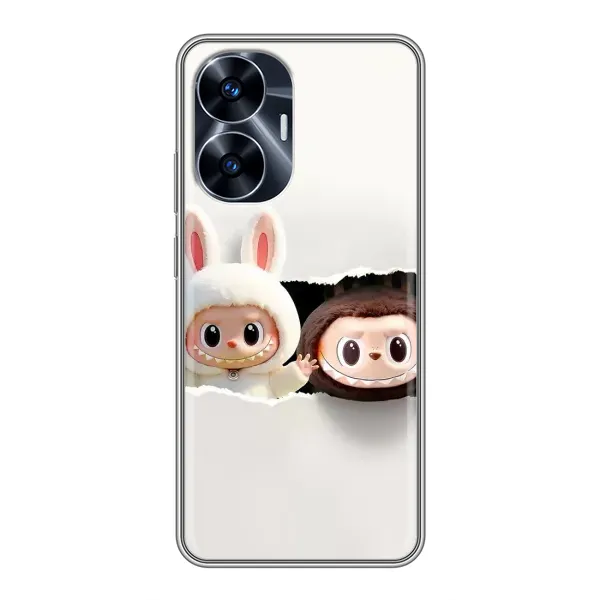 Чохол з принтом «Лабубу» для Realme C55