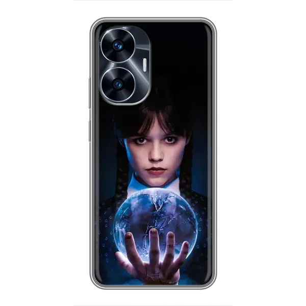 Чохол з принтом «Магічна сфера Венздей» для Realme C55