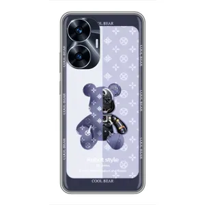 Круті Чохли Луі Віттон для Realme C55 (AlphaPrint) (Медведик LV)