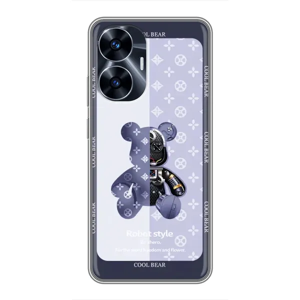 Чохол з принтом «Медведик LV» для Realme C55