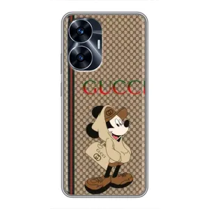 Чехлы ГУЧЧИ для Реалми С55 (AlphaPrint) (Mickey GUCCI)