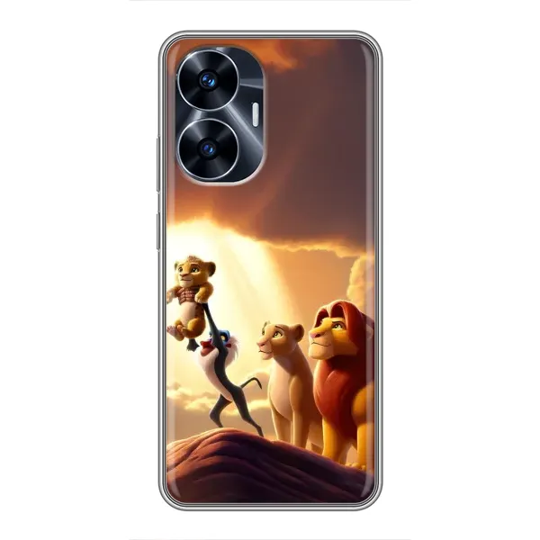 Чохол з принтом «Сімба на презентації» для Realme C55 Чохол з принтом «Сімба на презентації» для Realme C55