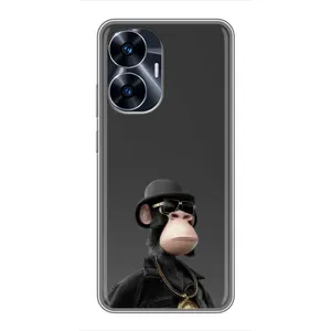 Чохли з Мавпами NFT для Realme C55 (AlphaPrint) (Мавпа NFT)