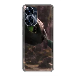Чохол як приборкати дракона на Realme C55 (Сцена з драконом)