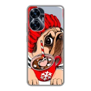 Чехлы с собаками для Realme C55 (VPrint)
