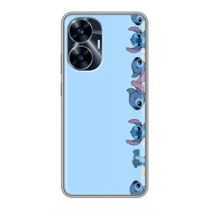 Чохол з принтом Стіч на Realme C55 (Стіч фон)