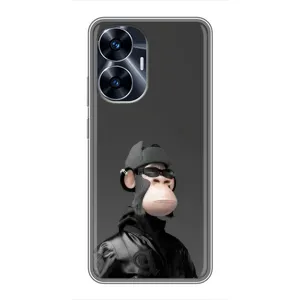Чохли з Мавпами NFT для Realme C55 (AlphaPrint) (стильна мавпа NFT)