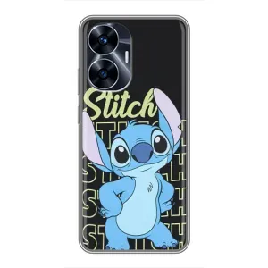 Чохол з принтом Стіч на Realme C55 (Stitch 626)
