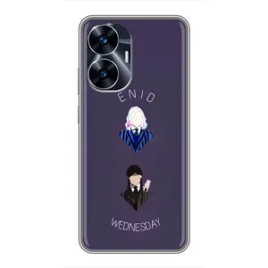 Чохли Венсдей на Realme C55 Уенсдей (AlphaPrint) (Венздей і подруга)