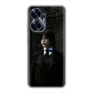 Чохол з дизайном Венздей 2 на Realme C55 (Темний стиль Венздей)