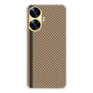 Чохли  GUCCI для Реалмі С56 (AlphaPrint) (Гуччі полоса)