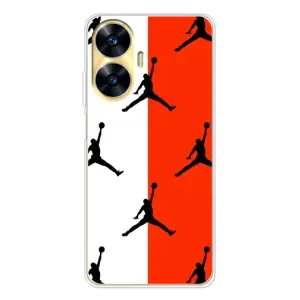 Чохли для Realme C56 - з картинкою JORDAN (AlphaPrint) (Лого Джордан)