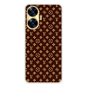 Чохли Луі Вітон для Realme C56 (AlphaPrint - LOUIS VUITTON) (лого LOUIS VUITTON)