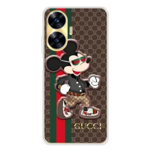 Чохли  GUCCI для Реалмі С56 (AlphaPrint) (Маус Гуччі)