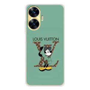 Чохли Луі Вітон для Realme C56 (AlphaPrint - LOUIS VUITTON) (Міккі Маус LV)