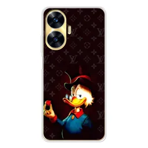 Чехли для Realme C56 - Скрудж МакДак Louis Vuitton (PREMIUMPrint) (Скрудж з ботліантом)