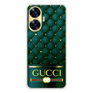 Чохли  GUCCI для Реалмі С56 (AlphaPrint) (Текстура Гуччі)