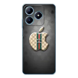 Чехлы ГУЧЧИ для Реалми С61 (AlphaPrint) (Apple gucci)