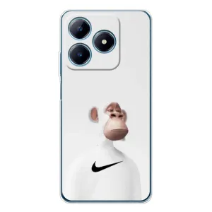 Чехлы с Обезьянами NFT для Realme C61 (AlphaPrint) (обезьяна NFT Nike)