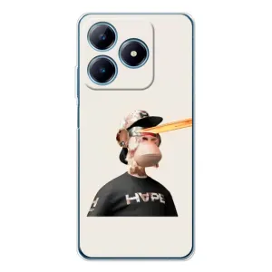 Чехлы с Обезьянами NFT для Realme C61 (AlphaPrint) (обезьяна NFT в очках)