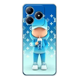 Крутые Чехлы Луи Виттон для Realme C61 (AlphaPrint) (Парень LV)