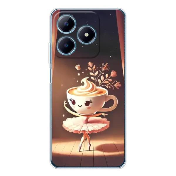 Чохол з принтом «Балерина капучина» для Realme C63 4G
