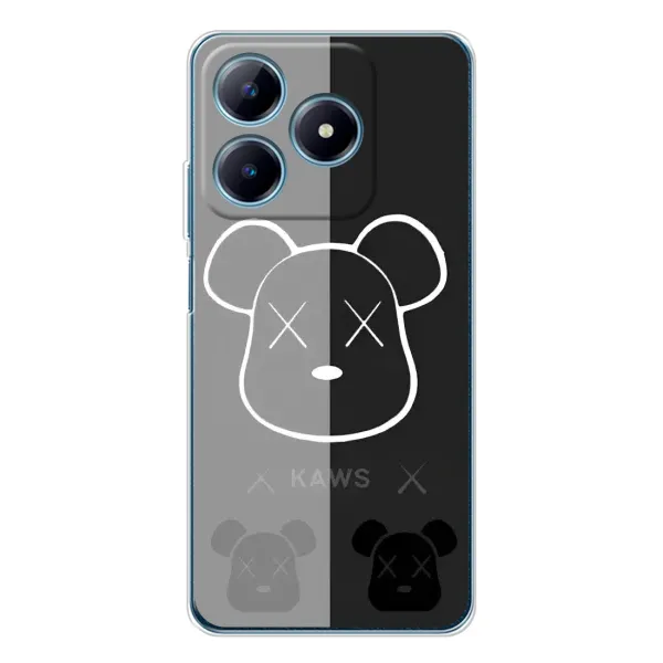 Чехол с принтом «БеарБрик глаза» для Realme C63 4G