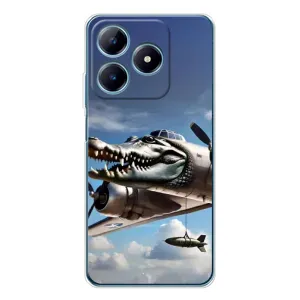 Чехол с мемом Тралалело тралала на Realme C63 4G (Бомбардиро крокодило)
