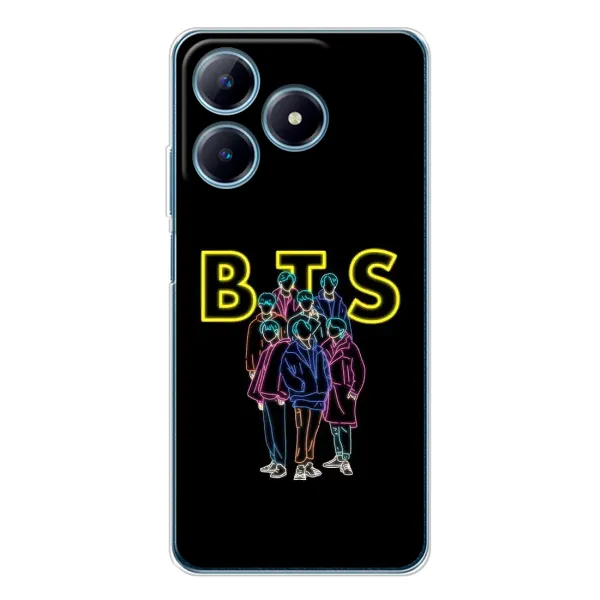 Чехол с принтом «BTS стайл» для Realme C63 4G Чехол с принтом «BTS стайл» для Realme C63 4G