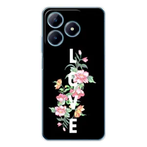 Чехлы для любимой на Реалми С63 4G (VPrint) (Цветы LOVE)