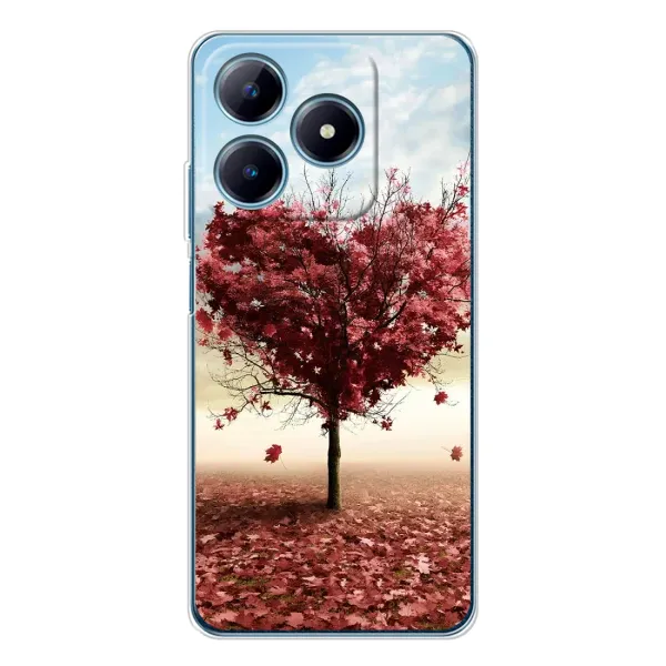 Чехол с принтом «Дерево сердце» для Realme C63 4G Чехол с принтом «Дерево сердце» для Realme C63 4G