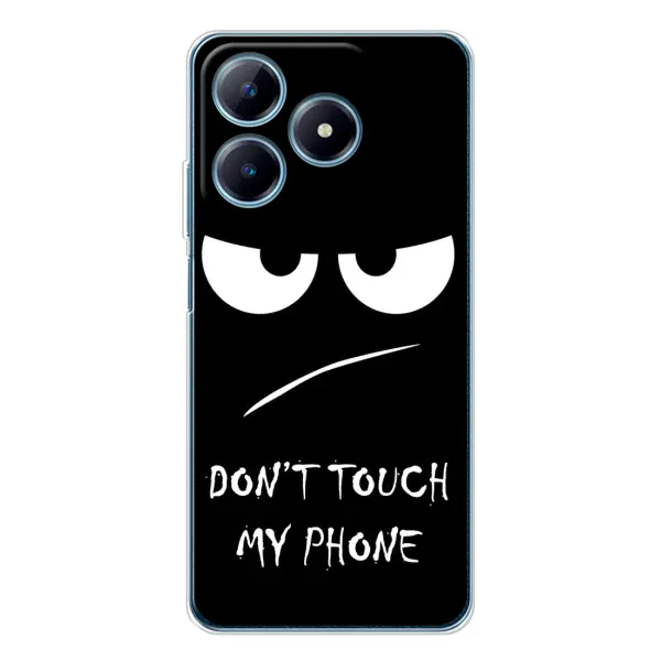 Чехол с принтом «Dont Touch» для Realme C63 4G Чехол с принтом «Dont Touch» для Realme C63 4G