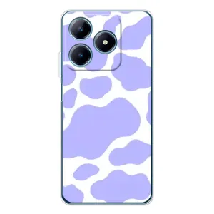 Чехол с принтом «Фиолетова Буренка» для Realme C63 4G