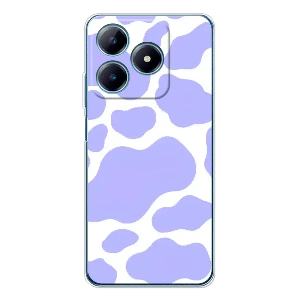 Чехол с принтом «Фиолетова Буренка» для Realme C63 4G