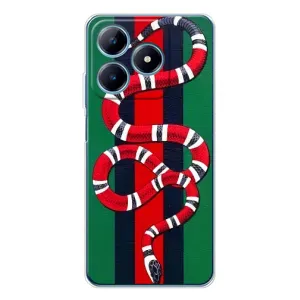 Чехлы ГУЧЧИ для Реалми С63 4G (AlphaPrint) (Gucci змия)