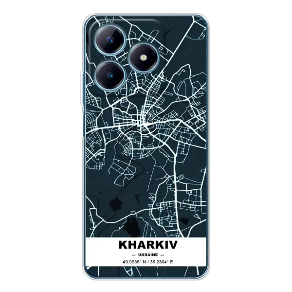 Чехол с принтом «Харьков» для Realme C63 4G
