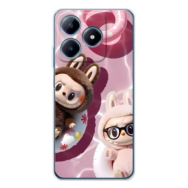 Чехол с принтом «Игрушка Лабубу» для Realme C63 4G