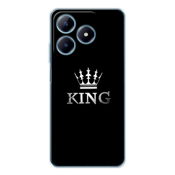 Чехол с принтом «KING» для Realme C63 4G