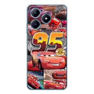 Силіконовий чохол Маквін для Realme C63 4G (Колаж Блискавка Маквін)