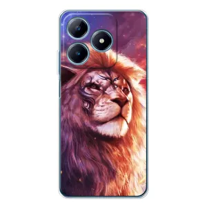 Чехол с принтом «Красочный Лев» для Realme C63 4G