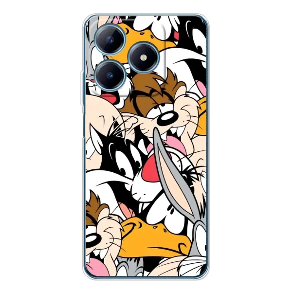 Чехол с принтом «Looney Tunes» для Realme C63 4G Чехол с принтом «Looney Tunes» для Realme C63 4G