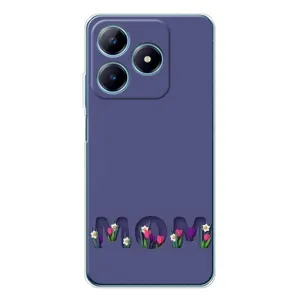 Чехол с принтом «Мама в цветах» для Realme C63 4G