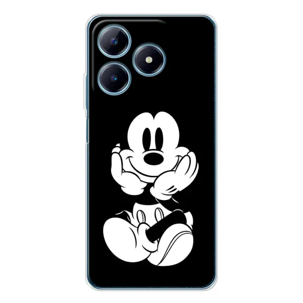Чехол с принтом «Микки на черном» для Realme C63 4G Чехол с принтом «Микки на черном» для Realme C63 4G