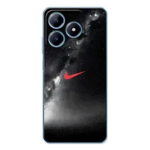 Чехол для Realme C63 4G - с принтом Найк (AlphaPrint) (Найк красный)