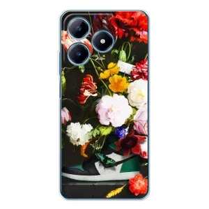 Чехол с принтом «Nike цветы» для Realme C63 4G