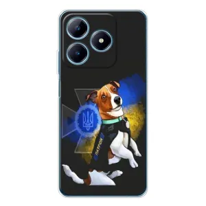 Чохли з картинкою собаки Патрон для Realme C63 4G (AlphaPrint) (Патрон собачка)